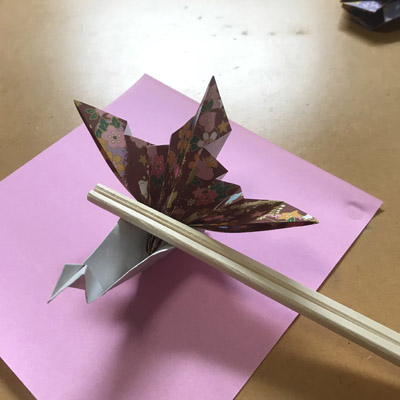 ひな祭り　折り紙　箸置き３.JPG